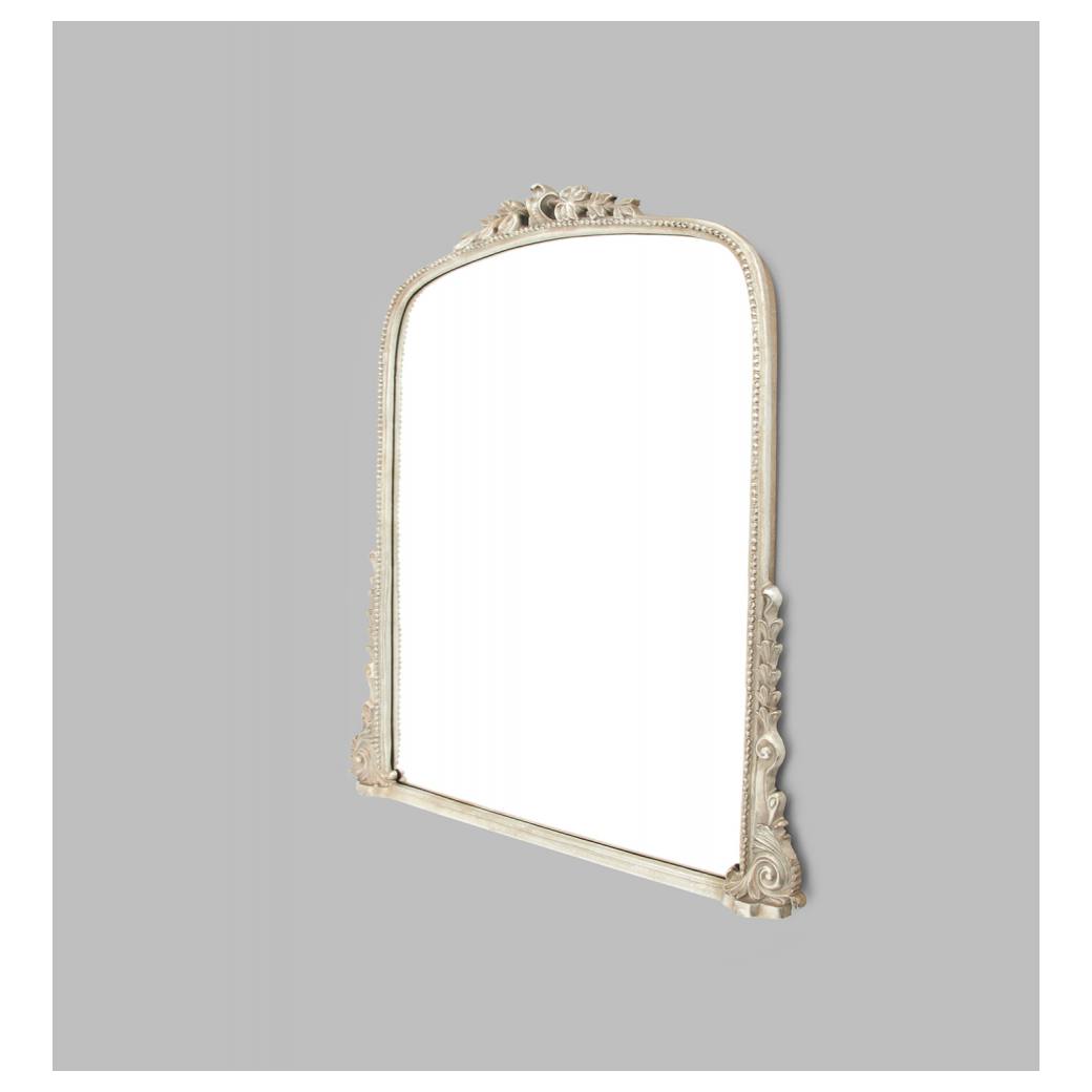 Audrey Medium Arch Mirror, Silver