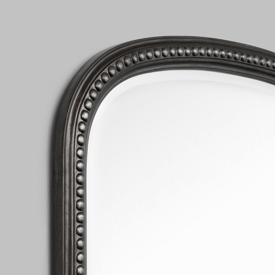 WARMFBEAALAB_Beaded Arch Large Antique Black Mirror