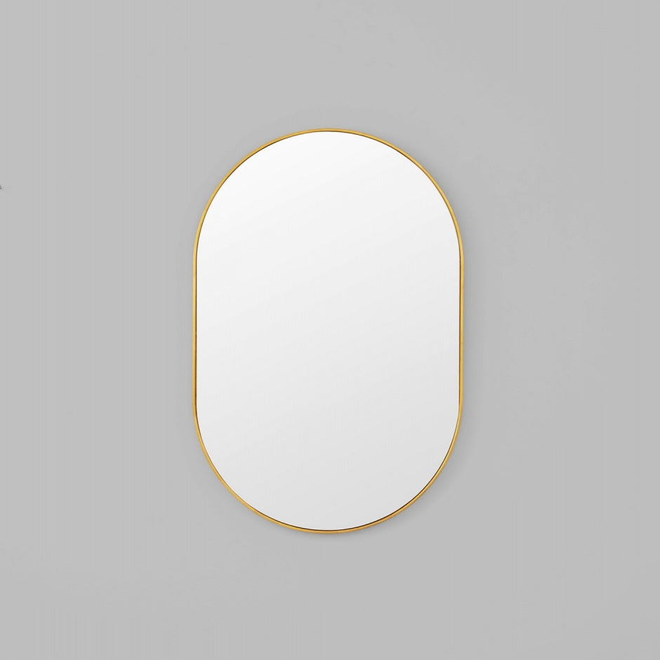 WARMFBJOO65G_Bjorn Oval Brass Mirror 65 x 100cm
