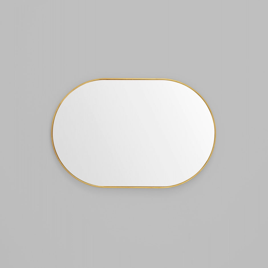 WARMFBJOO65G_Bjorn Oval Brass Mirror 65 x 100cm