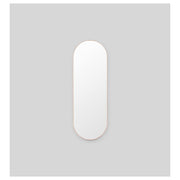 Bjorn Oval Large Mirror, Powder