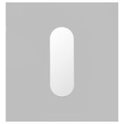 Bjorn Oval Large Mirror, White