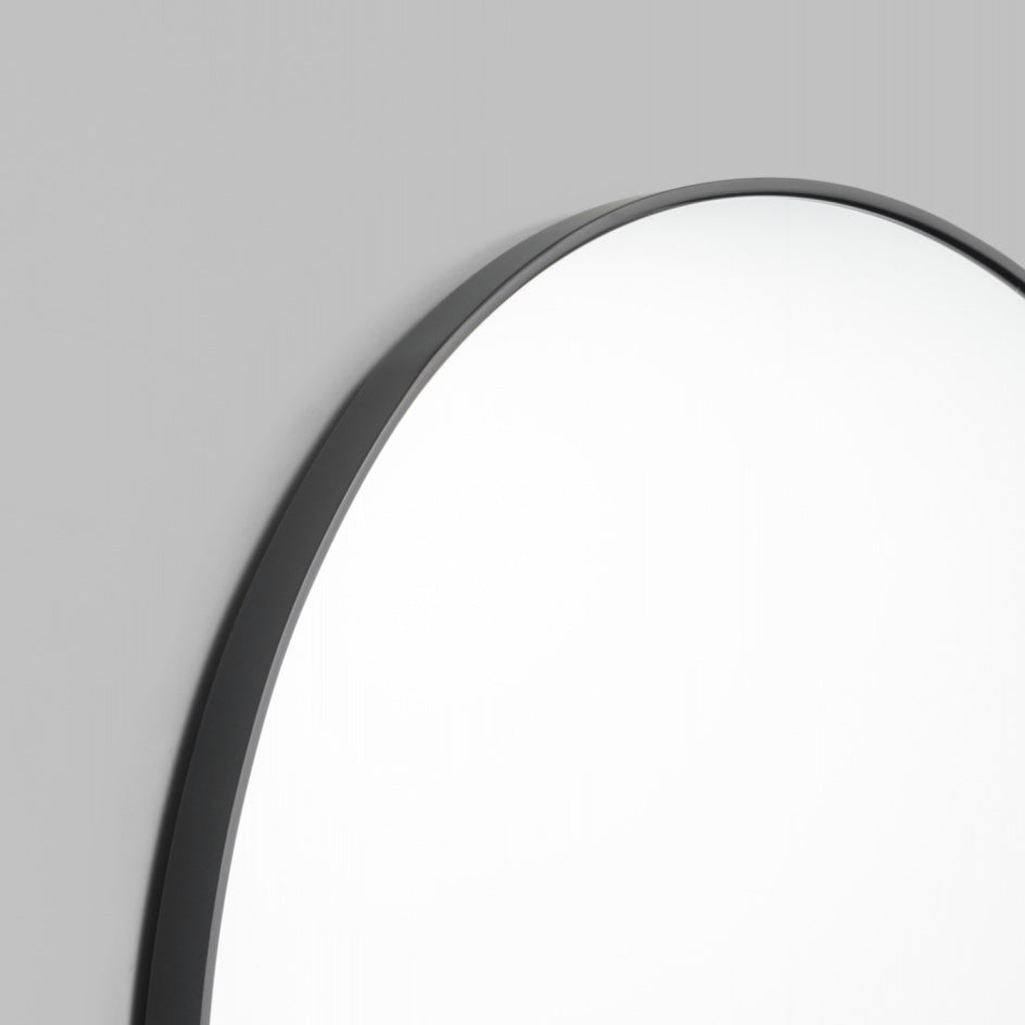 WARMFBJORLB_Bjorn Round Black Mirror 100cm