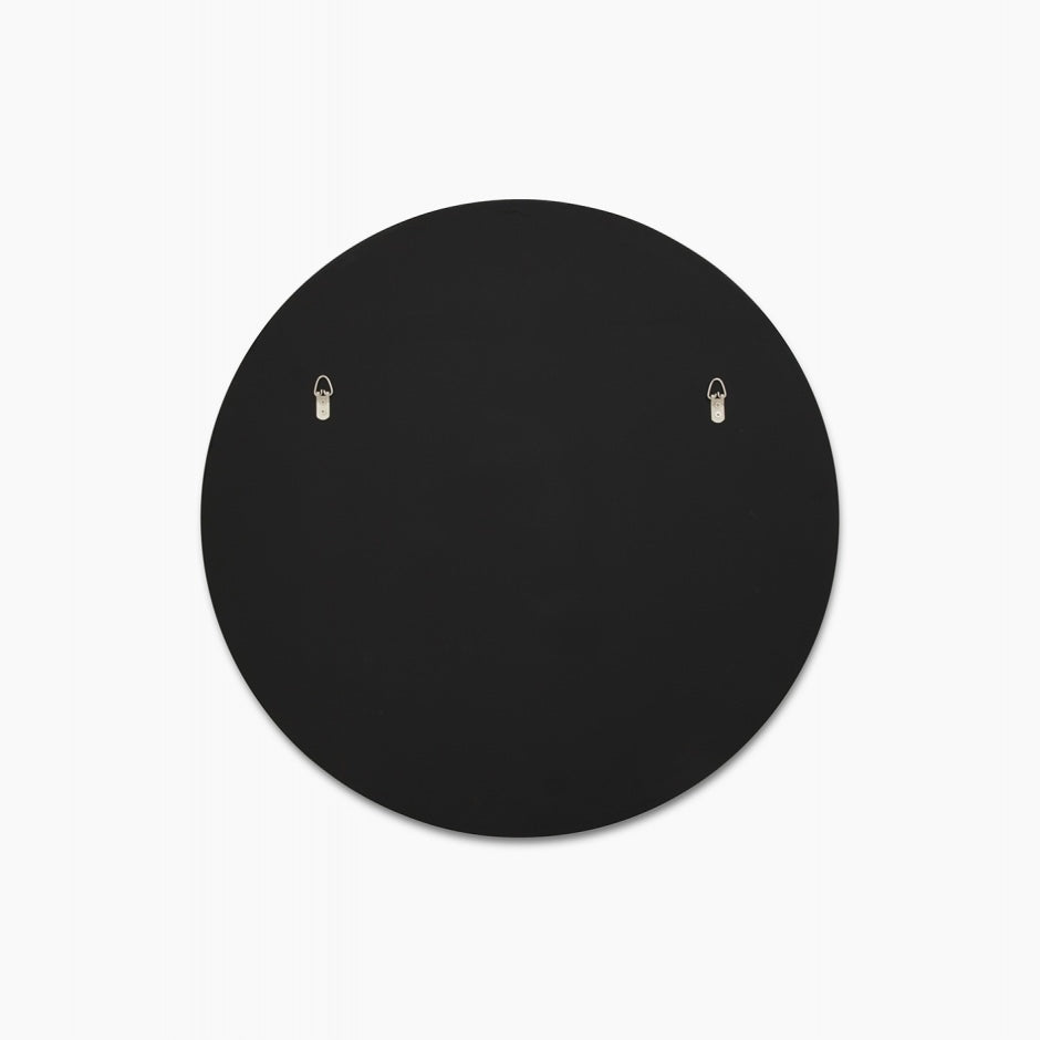 WARMFBJORLB_Bjorn Round Black Mirror 100cm
