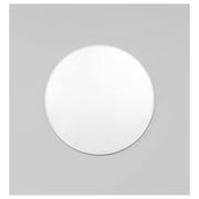 Bjorn Round Small Mirror, White