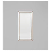 Elegance Mirror, Long Beaded Silver