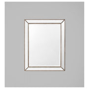 Elegance Mirror, Beaded Silver