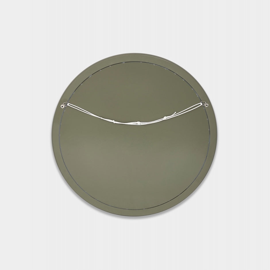 WARMFGERG1OL_Gertrude Round Gloss Olive Mirror 100cm