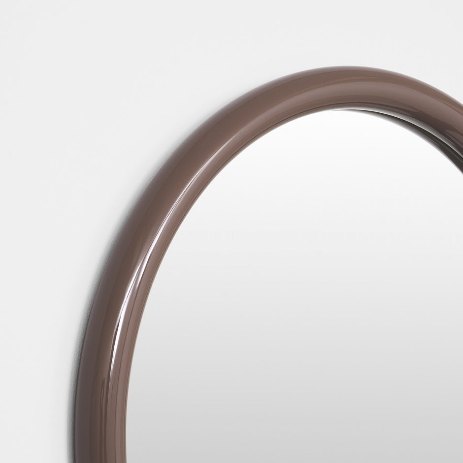 WARMFGERG6CA_Gertrude Round Gloss Cocoa Mirror 60cm