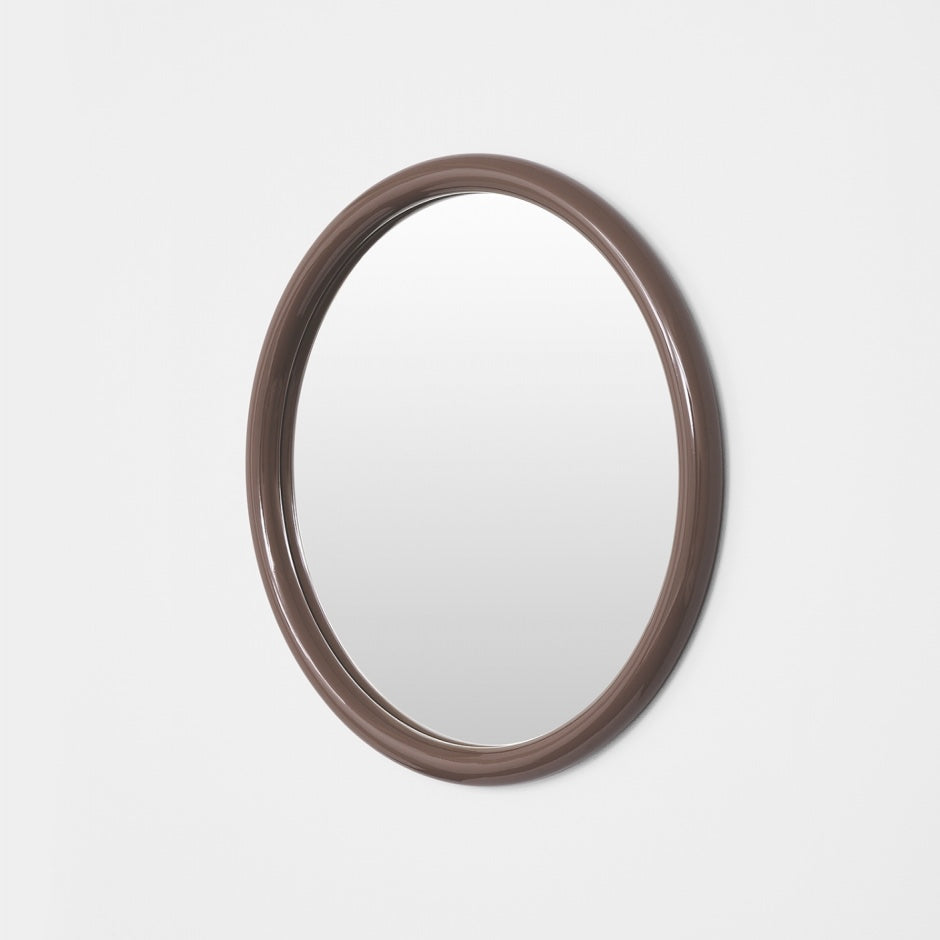WARMFGERG6CA_Gertrude Round Gloss Cocoa Mirror 60cm