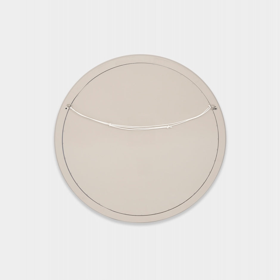 WARMFGERG6SA_Gertrude Round Gloss Sand Mirror 60cm