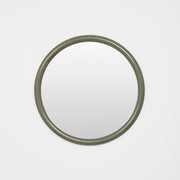 WARMFGERG8OL_Gertrude Round Gloss Olive Mirror 80cm