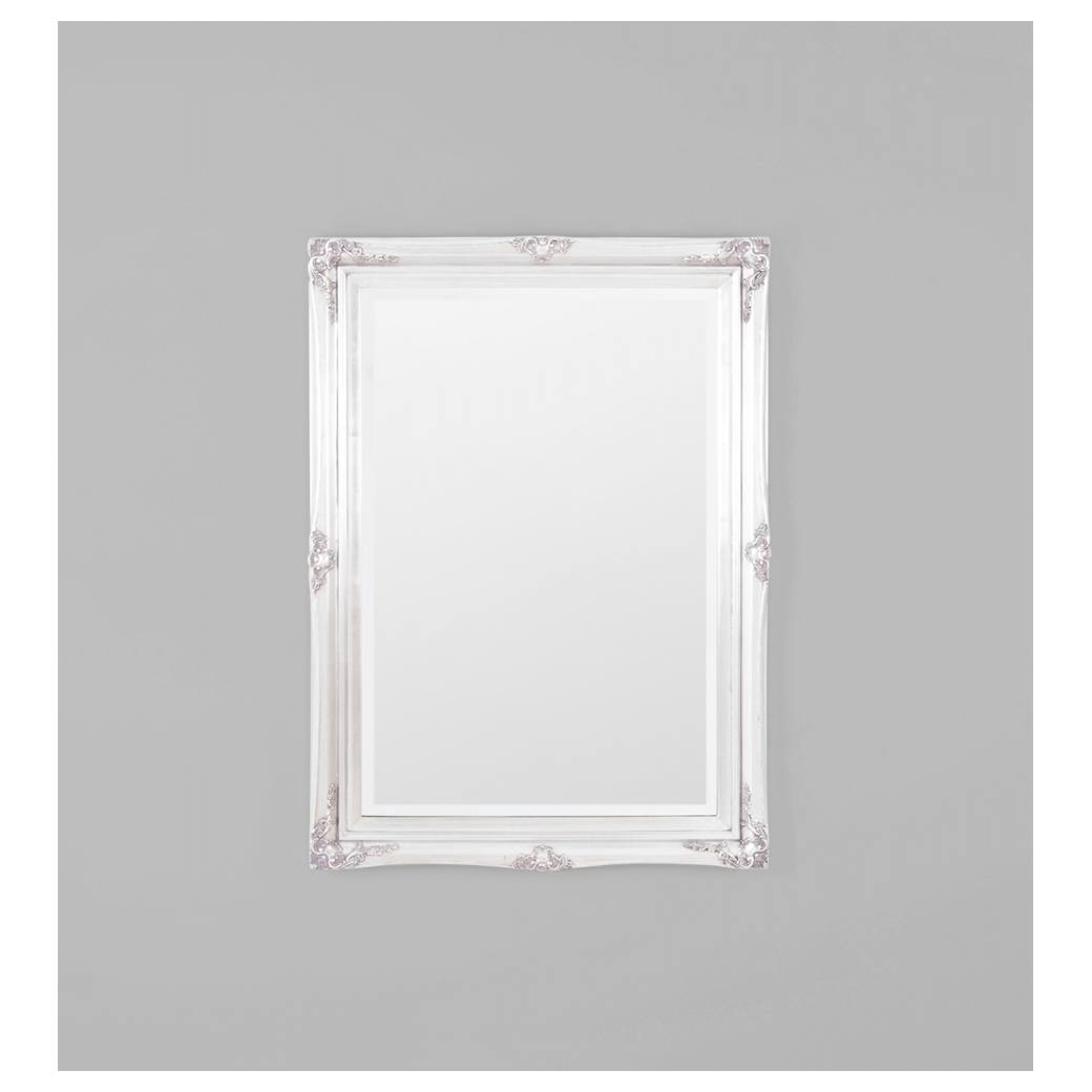 Juliette Mirror Small, Antique Silver