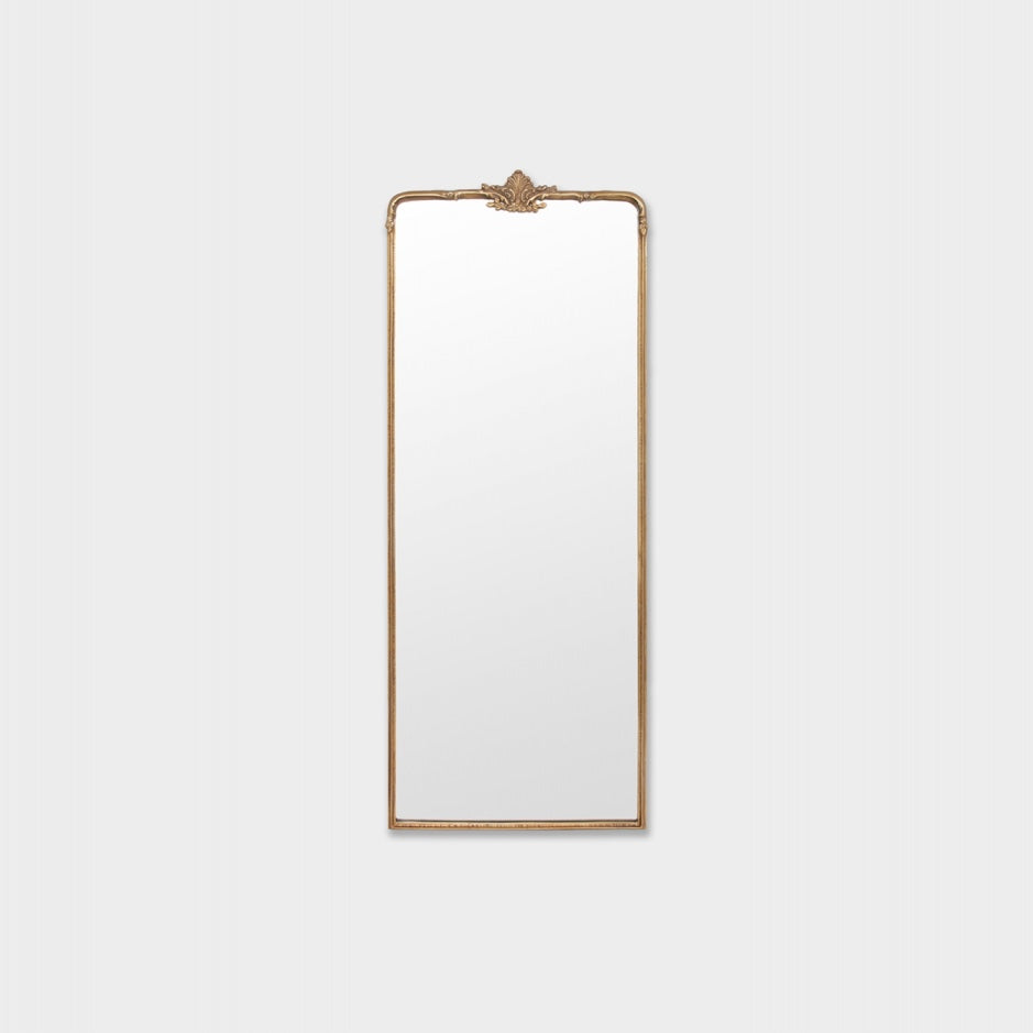 WARMFLORBRF_Lorraine Antique Brass Mirror 70 x 180cm
