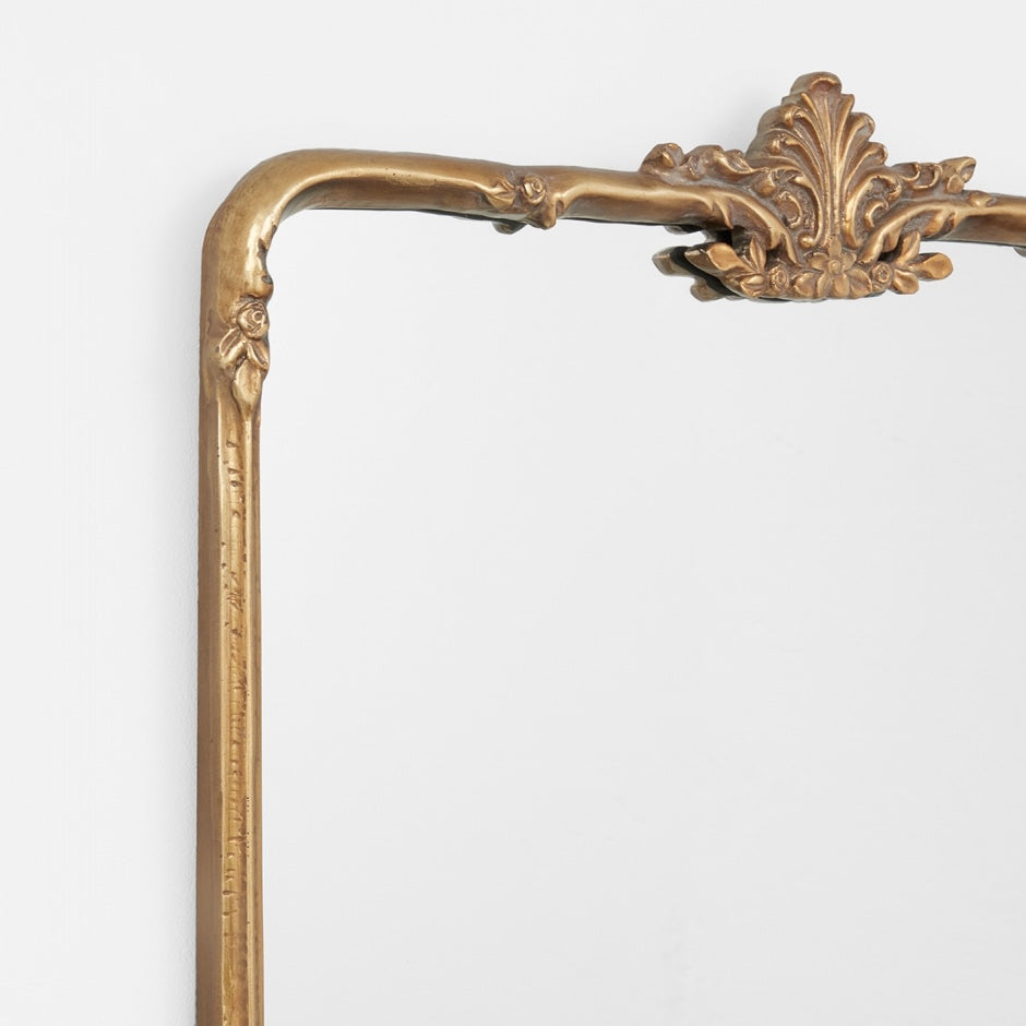 WARMFLORBRF_Lorraine Antique Brass Mirror 70 x 180cm