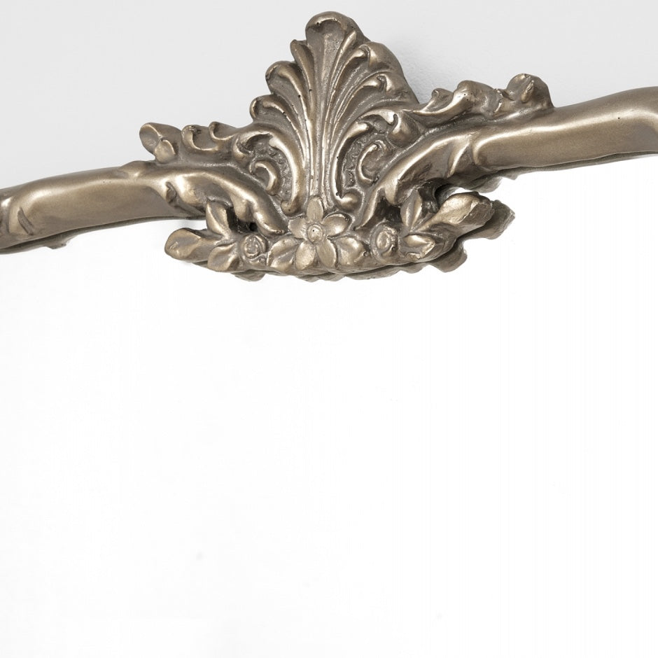 WARMFLORS_Lorraine Antique Silver Mirror
