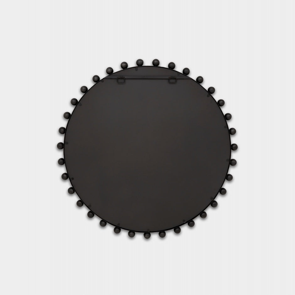 WARMFLUNRBLG_Luna Round Antique Black Mirror