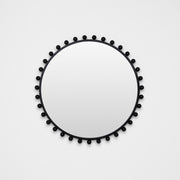 WARMFLUNRBLK_Luna Round Black Mirror