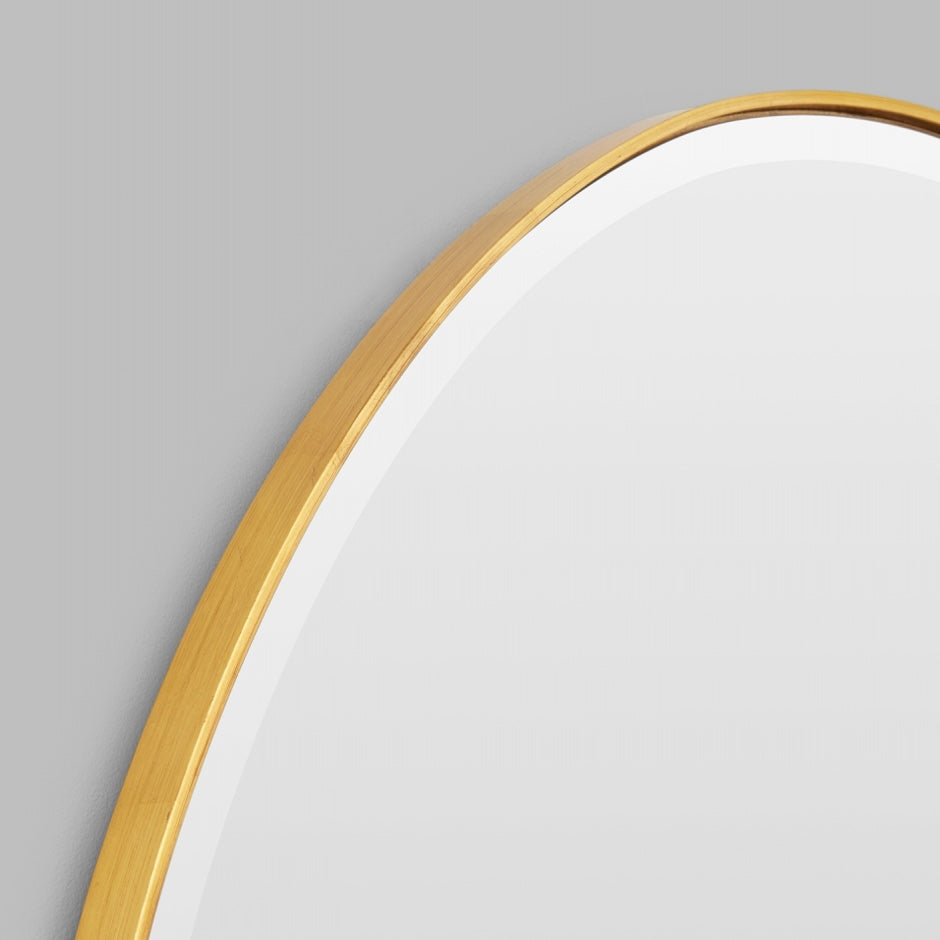 WARMFPEB12BR_Pebble Brass Mirror 120 x 70