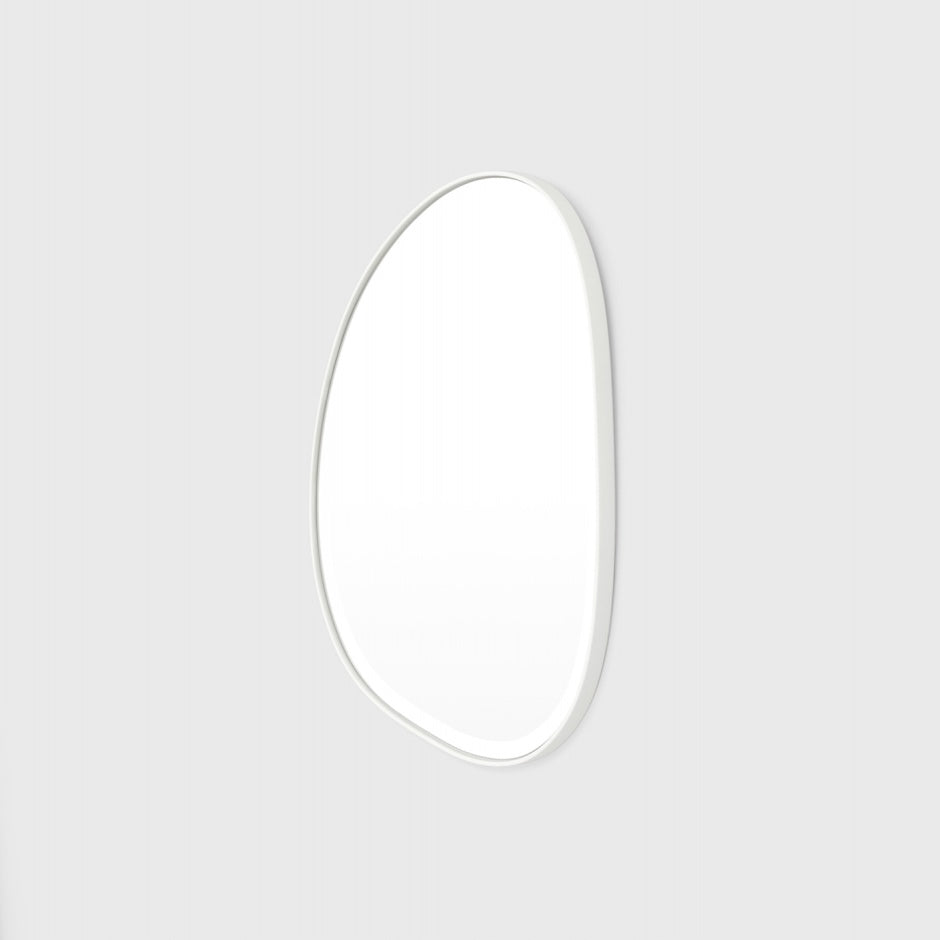 WARMFPEB55BW_Pebble Bright White Mirror 55 x 70