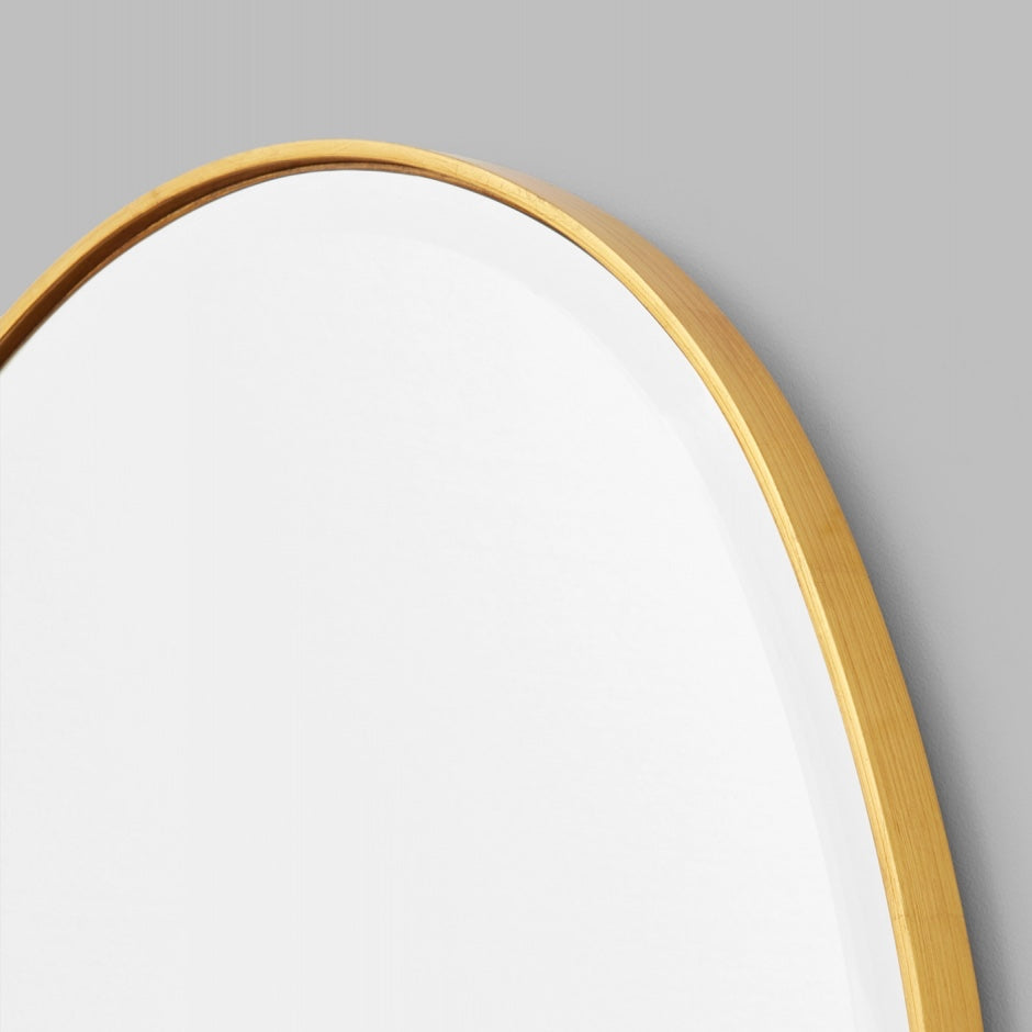 WARMFPEB70BR_Pebble Brass Mirror 70 x 90