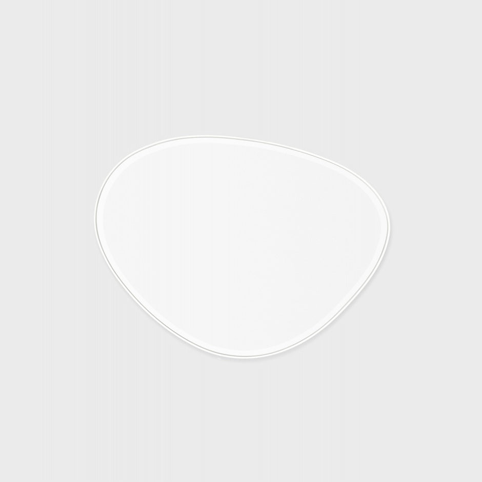 WARMFPEB70BW_Pebble Bright White Mirror 70 x 90