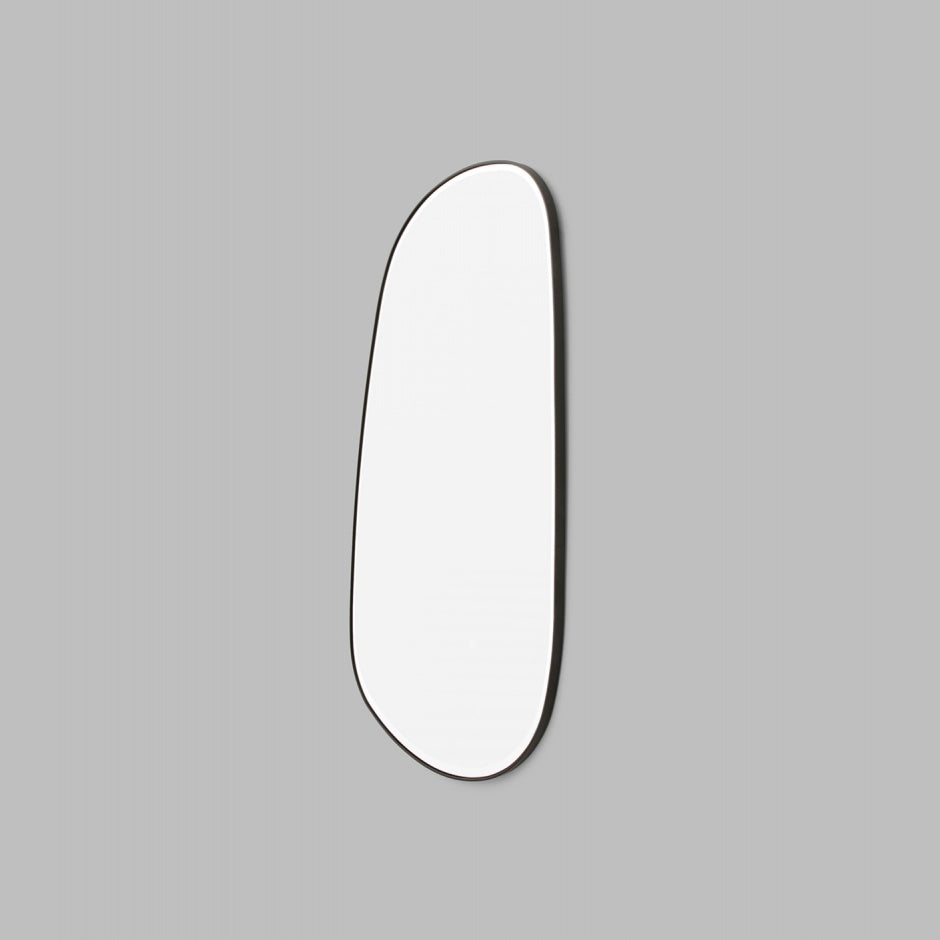 WARMFPEB90BK_Pebble Black Mirror 90 x 150