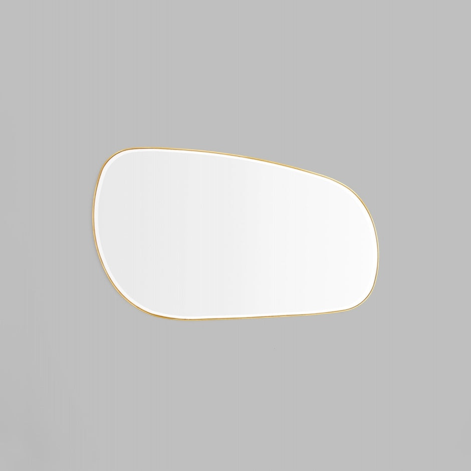 WARMFPEB90BR_Pebble Brass Mirror 90 x 150