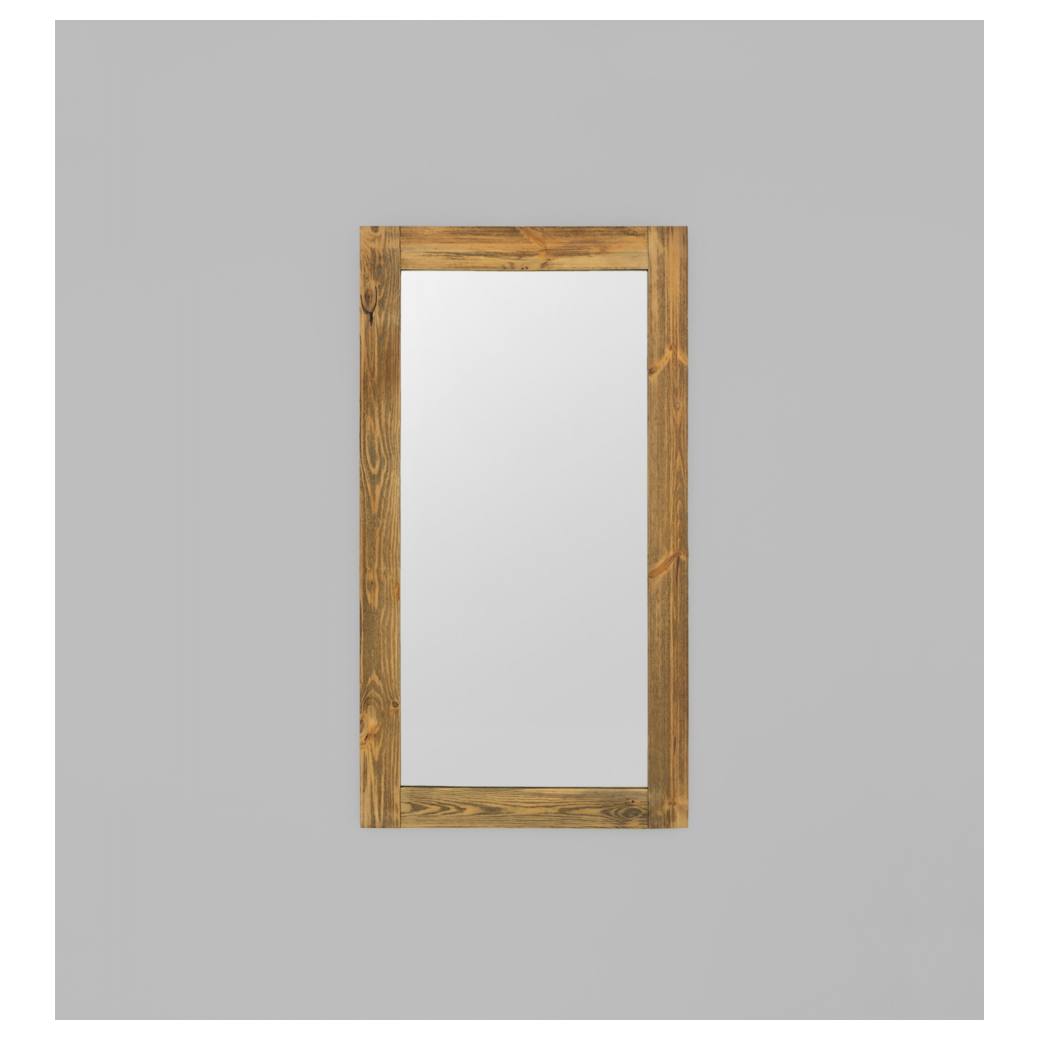 Rustic Timber Mirror, Bleeched, Large