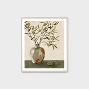 WAROLIARGW3_Olive Arrangement Green Print 73 x 85cm