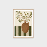 WAROLIDEG2G5_Olive Decor Green 2 Print 100 x 140cm