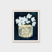 WARORNVASBW5_Ornate Vase Blue Print 103 x 121cm
