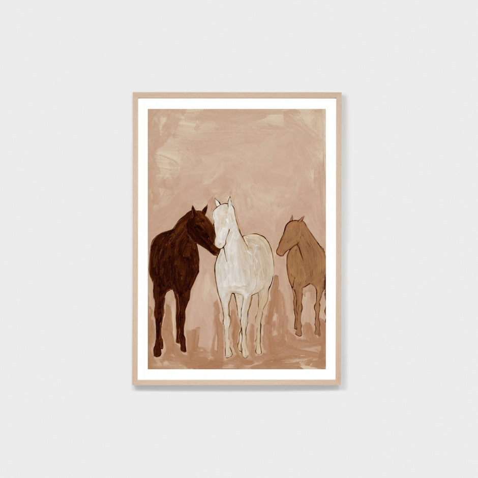 WARROAHENG4_Roaming Herd Natural Print 87 x 122cm