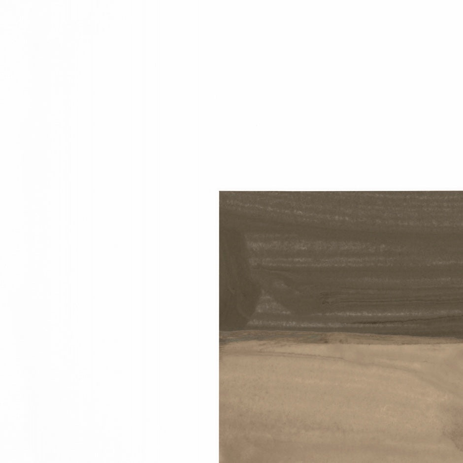 WARROYE1WRW3_Roy Earth Wide 1 Print (Soft White Mat) 73 x 85cm, Light Raw Timber Frame