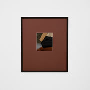 WARROYE2RBW2_Roy Earth Wide 2 Print (Red Rust Mat) 58 x 68cm, Black Raw Timber Frame