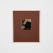 WARROYE2RRW3_Roy Earth Wide 2 Print (Red Rust Mat) 73 x 85cm, Light Raw Timber Frame
