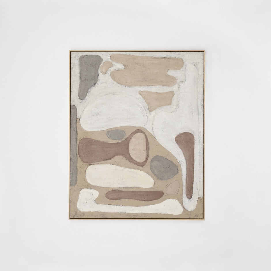WARTABWAR8Z_Tableau Warm Painting, Light Timber Veneer Painting Frame