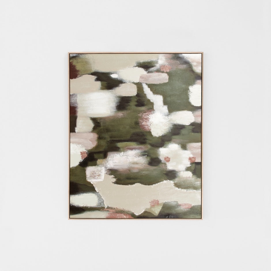 WARTAYGRE8Z_Taya Green Painting, Light Timber Veneer Painting Frame
