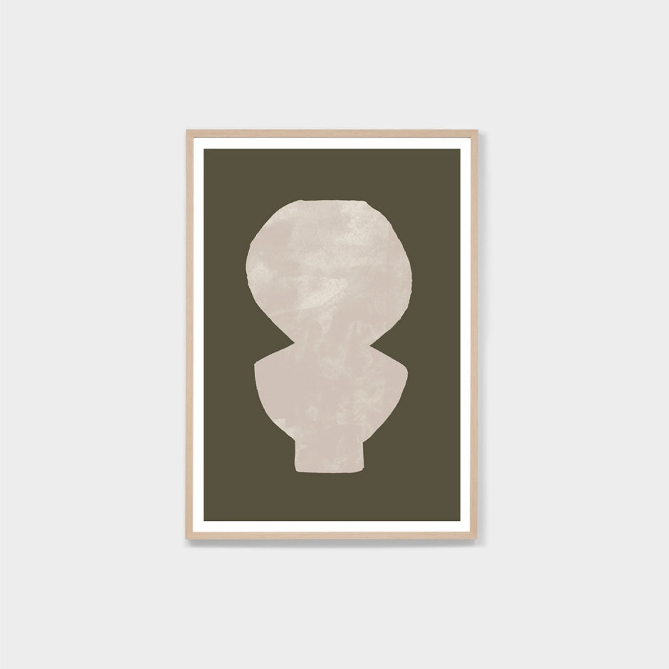 WARVASSTO2G4_Vase Study Olive 2 Print 87 x 122cm