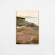 WARWATVE1R6Z_Watercolour Vista Earth 1 Canvas 90 x 135cm, Premium Light Timber Veneer Frame
