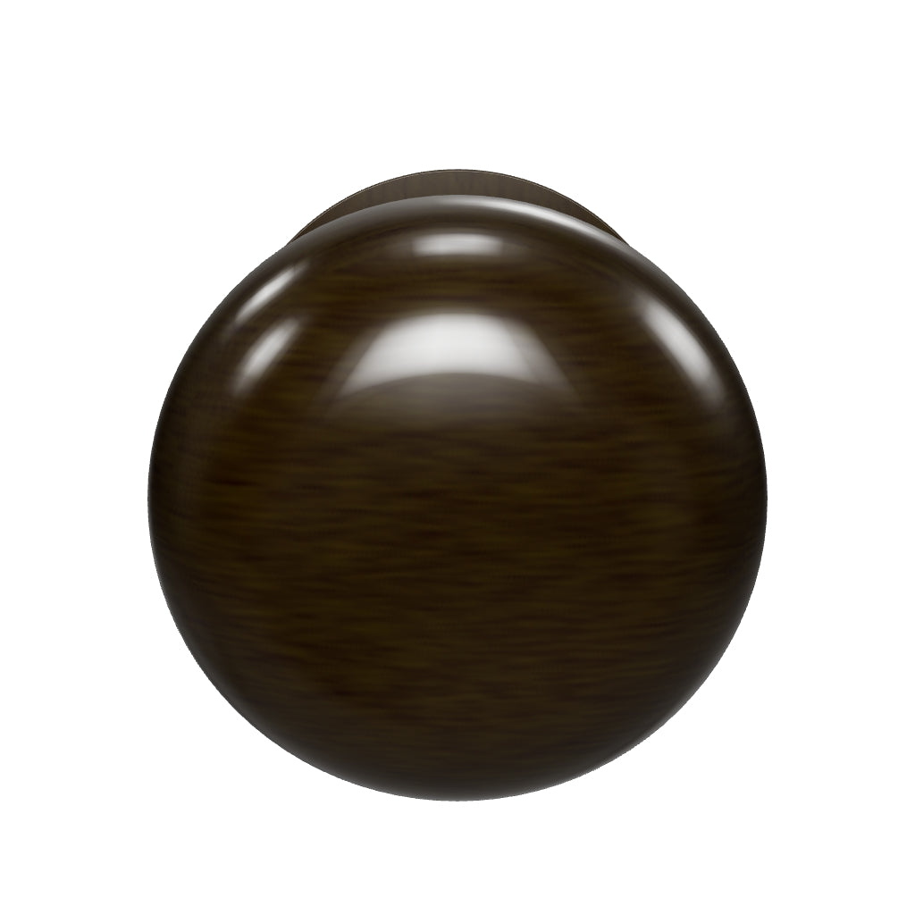 Cambridge Knob Round Rose Signature Brass