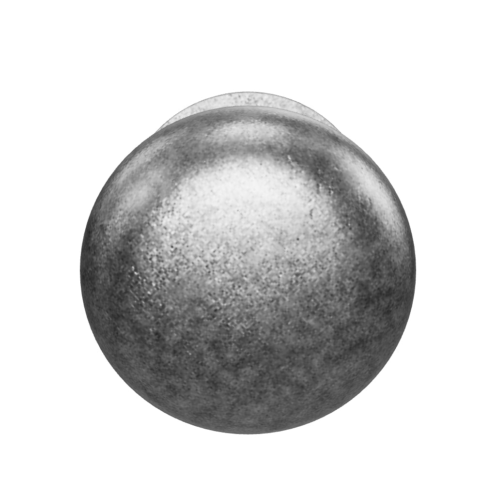 Cambridge Knob Round Rose Distressed Nickel