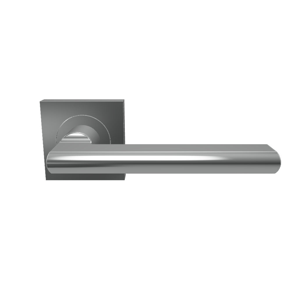Door Lever Baltimore Sq Rose CH D52xP55mm