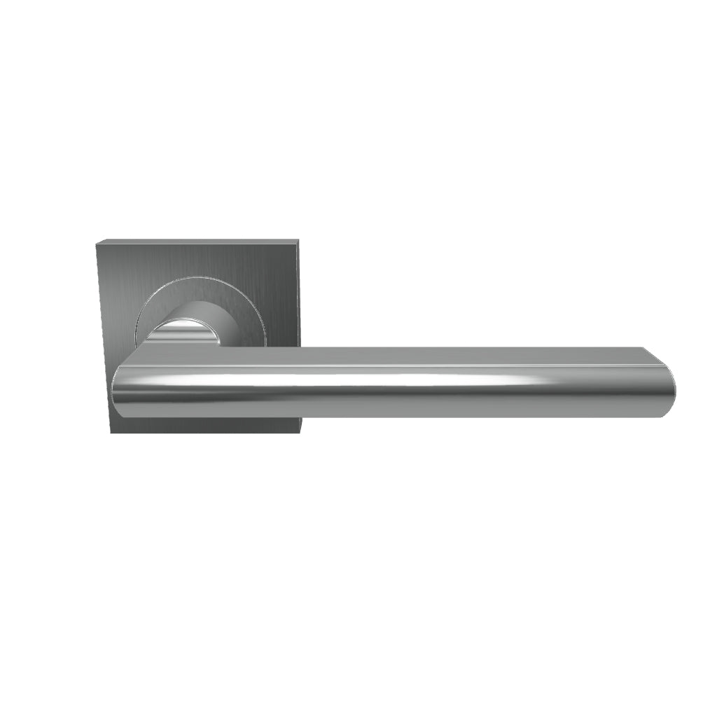 Door Lever Baltimore Sq Rose SC D52xP55mm