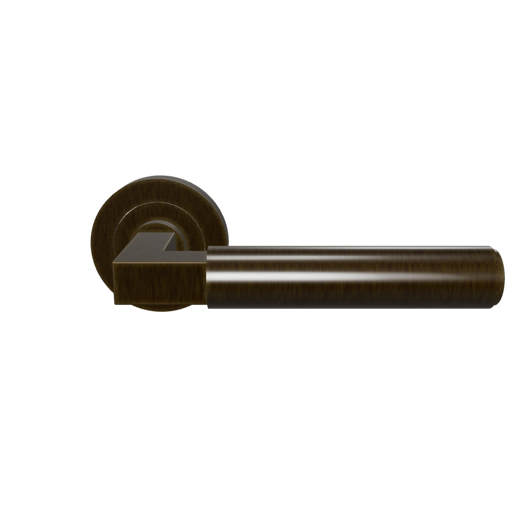 Berlin Lever Signature Brass Round Rose