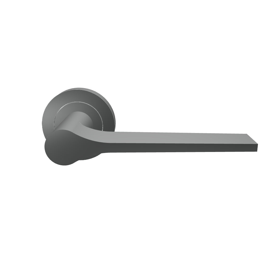 Como Lever Polished Chrome Round Rose