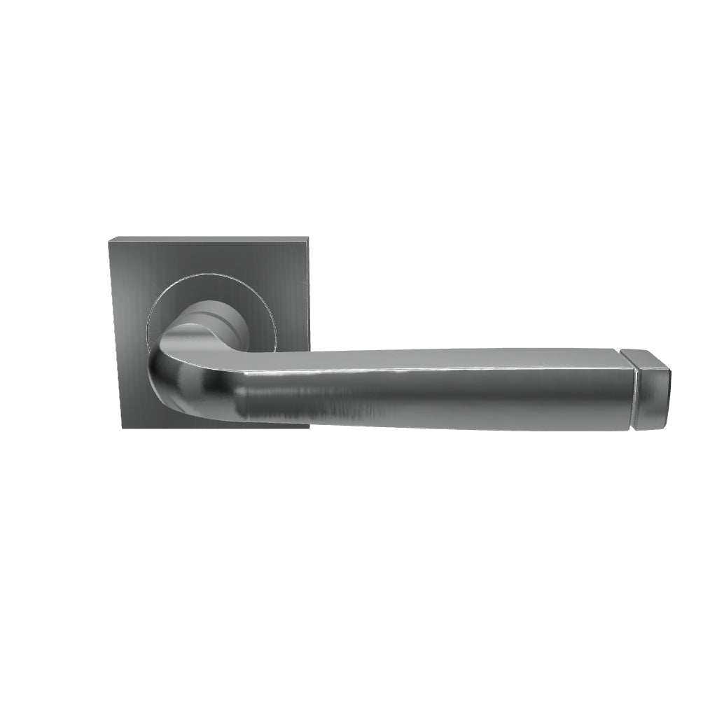 Annecy Lever Square Rose Brushed Chrome