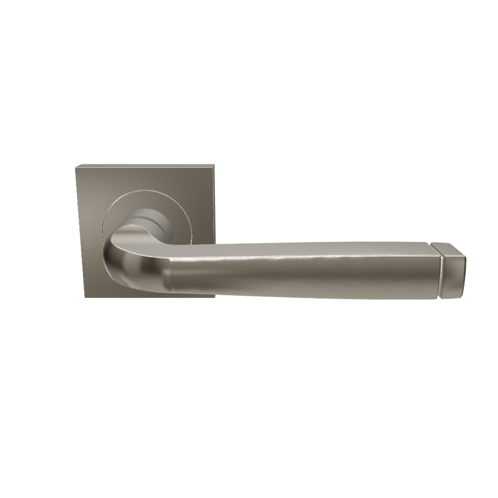 Annecy Lever Square Rose Satin Nickel
