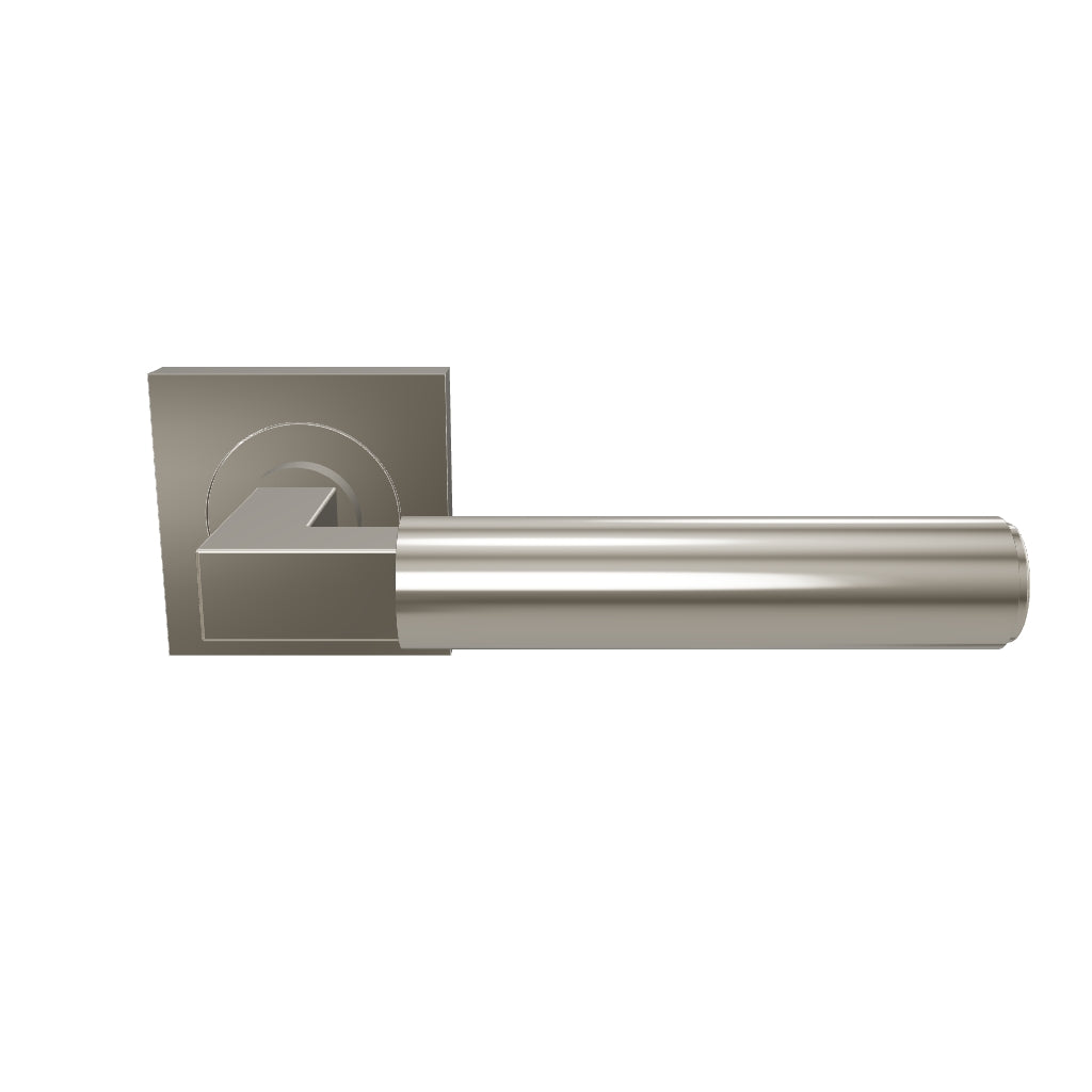 Berlin Lever Satin Nickel Square Rose