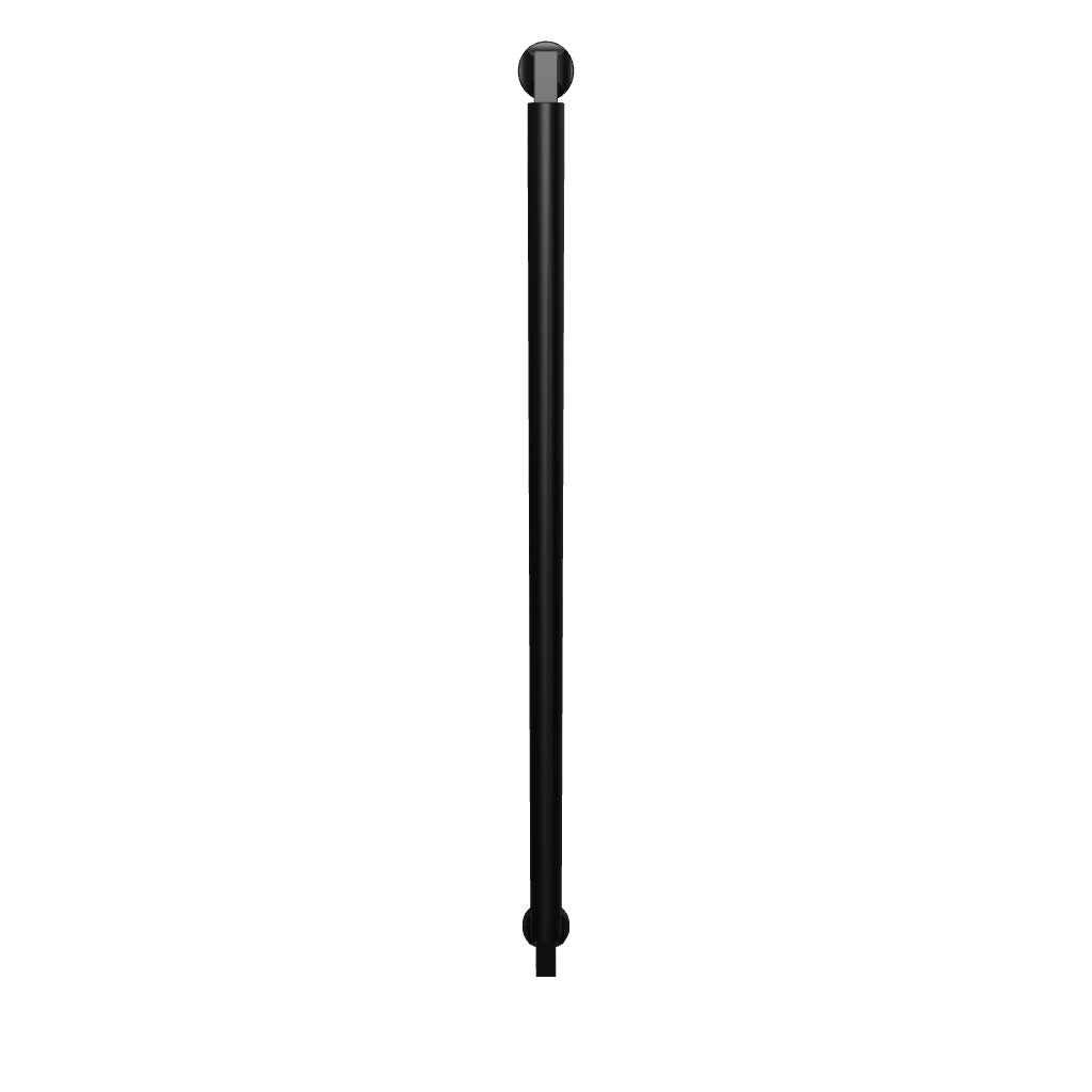 Berlin Pull Handle Matt Black  600Mm